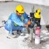 Core cutting concrete cutting and demolition work
