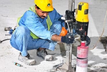 Core cutting concrete cutting and demolition work