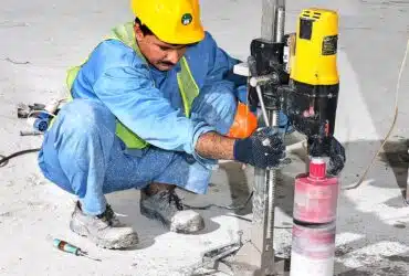 Core cutting concrete cutting and demolition work