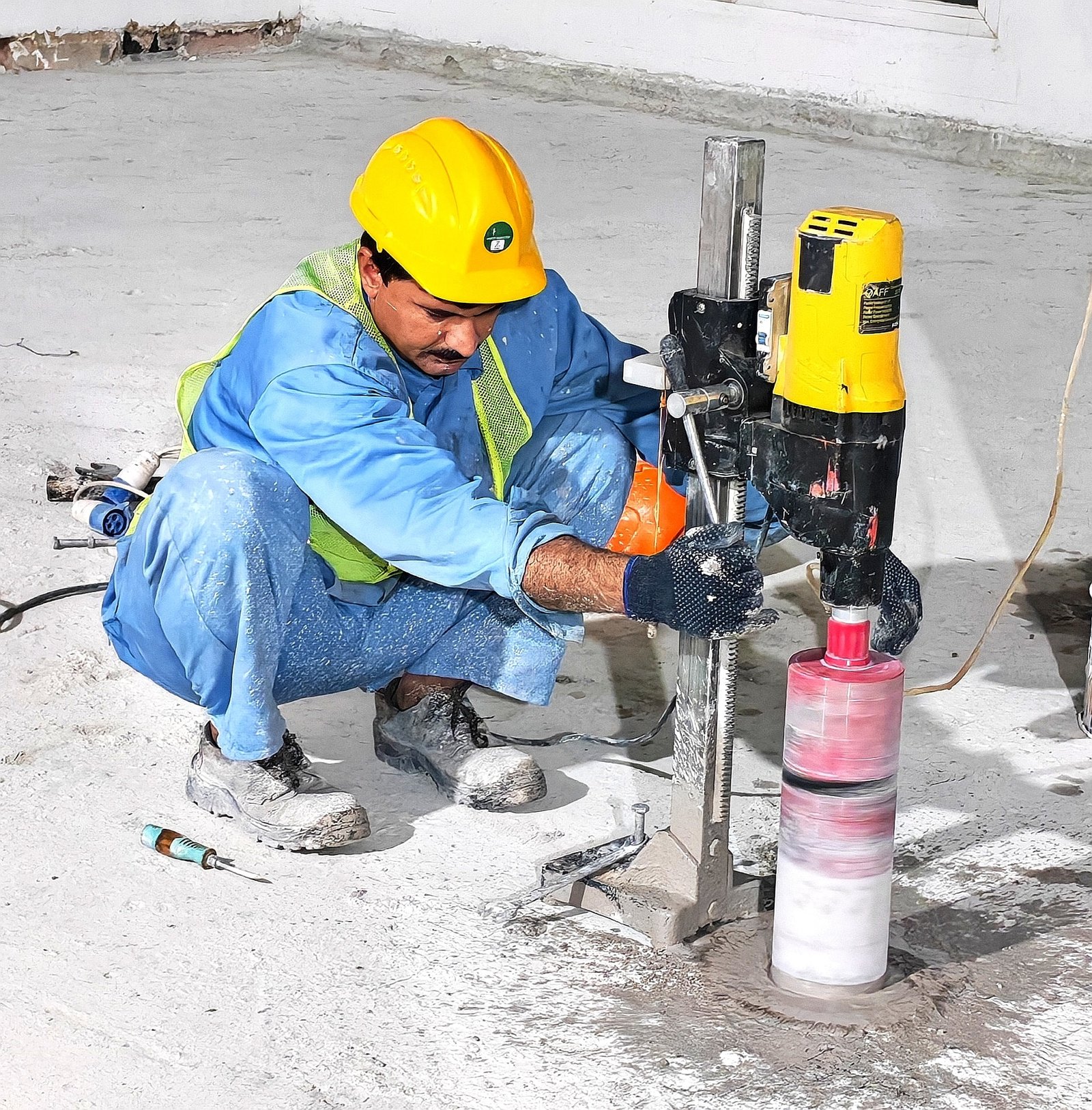 Core cutting concrete cutting and demolition work